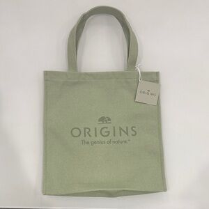 Origins Sage Green Canvas Tote
